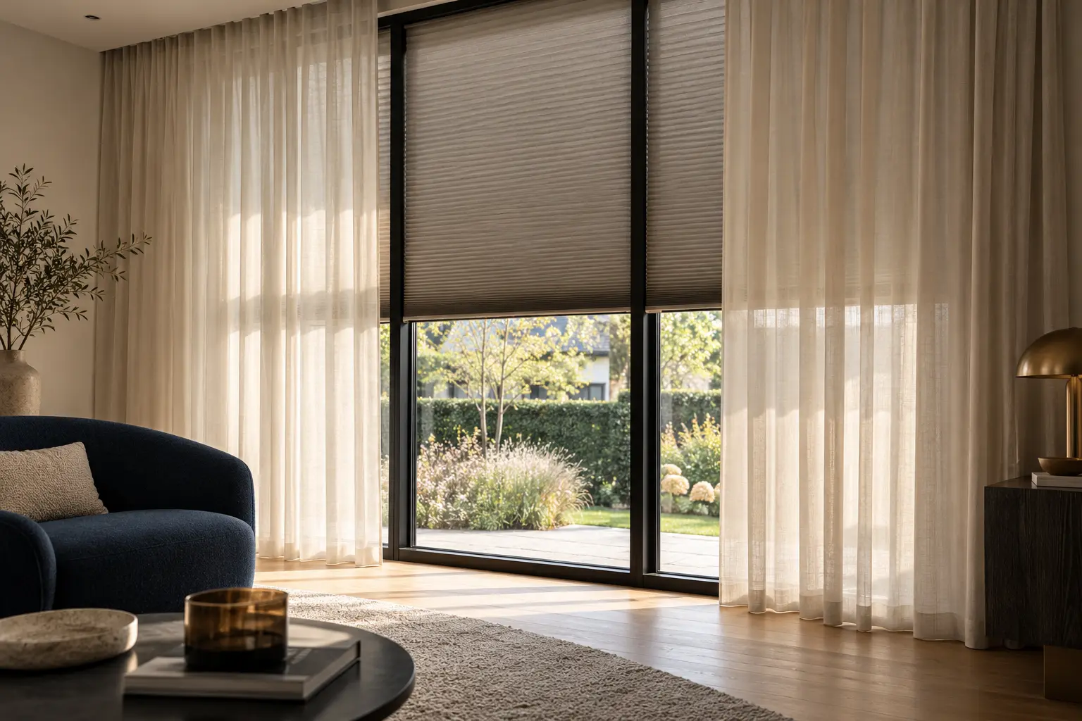 Raambekleding in nieuwbouwwoning